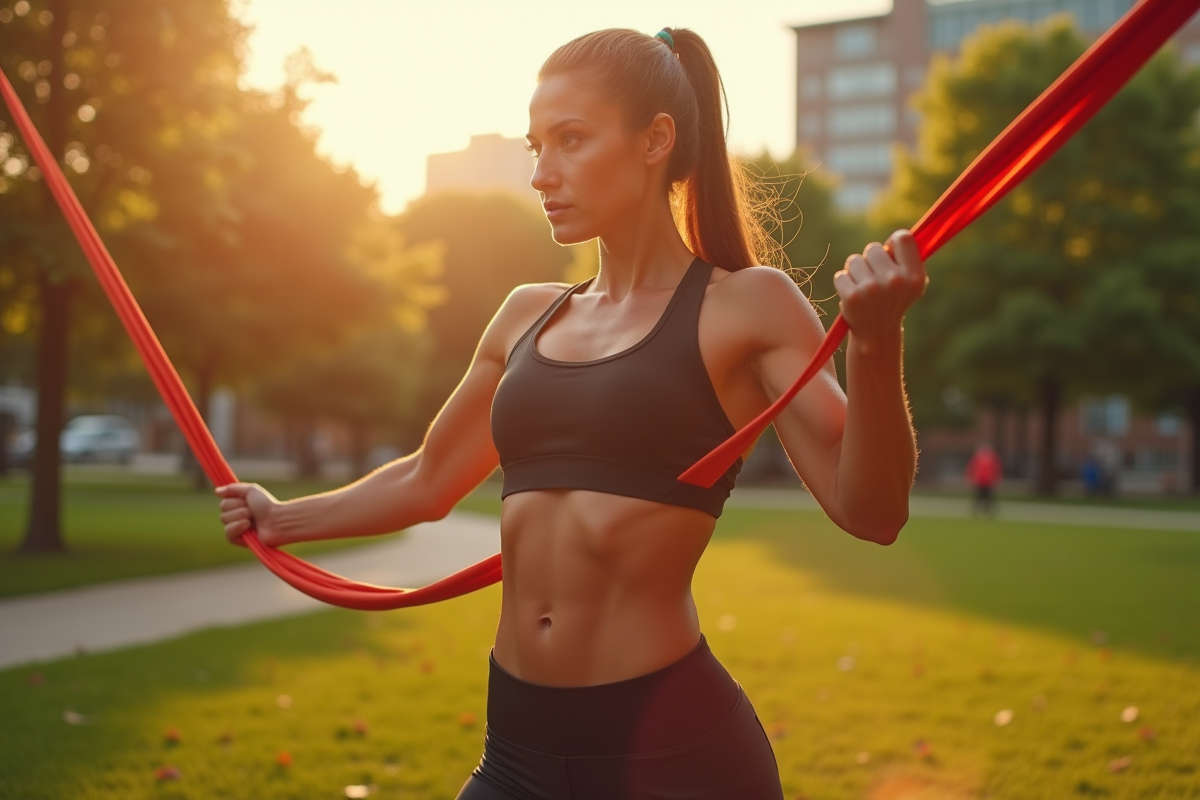 élastique musculation